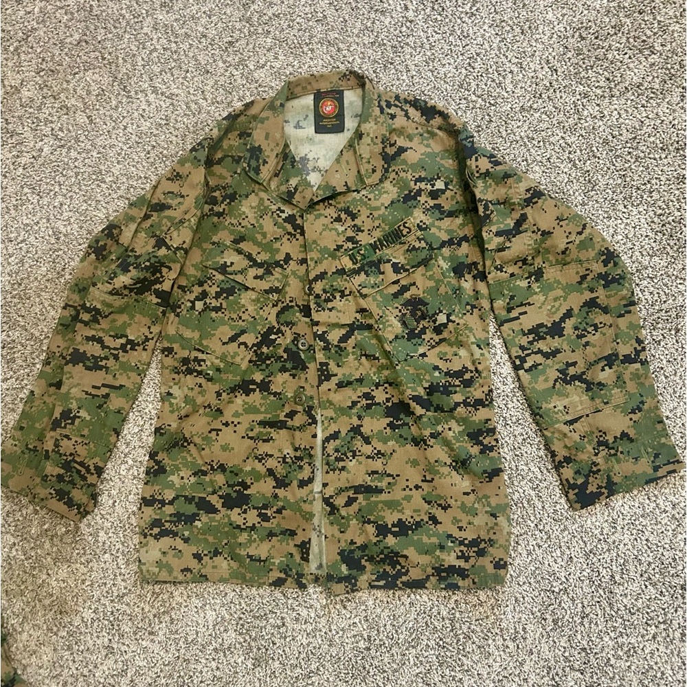 US Marines Military camo print top